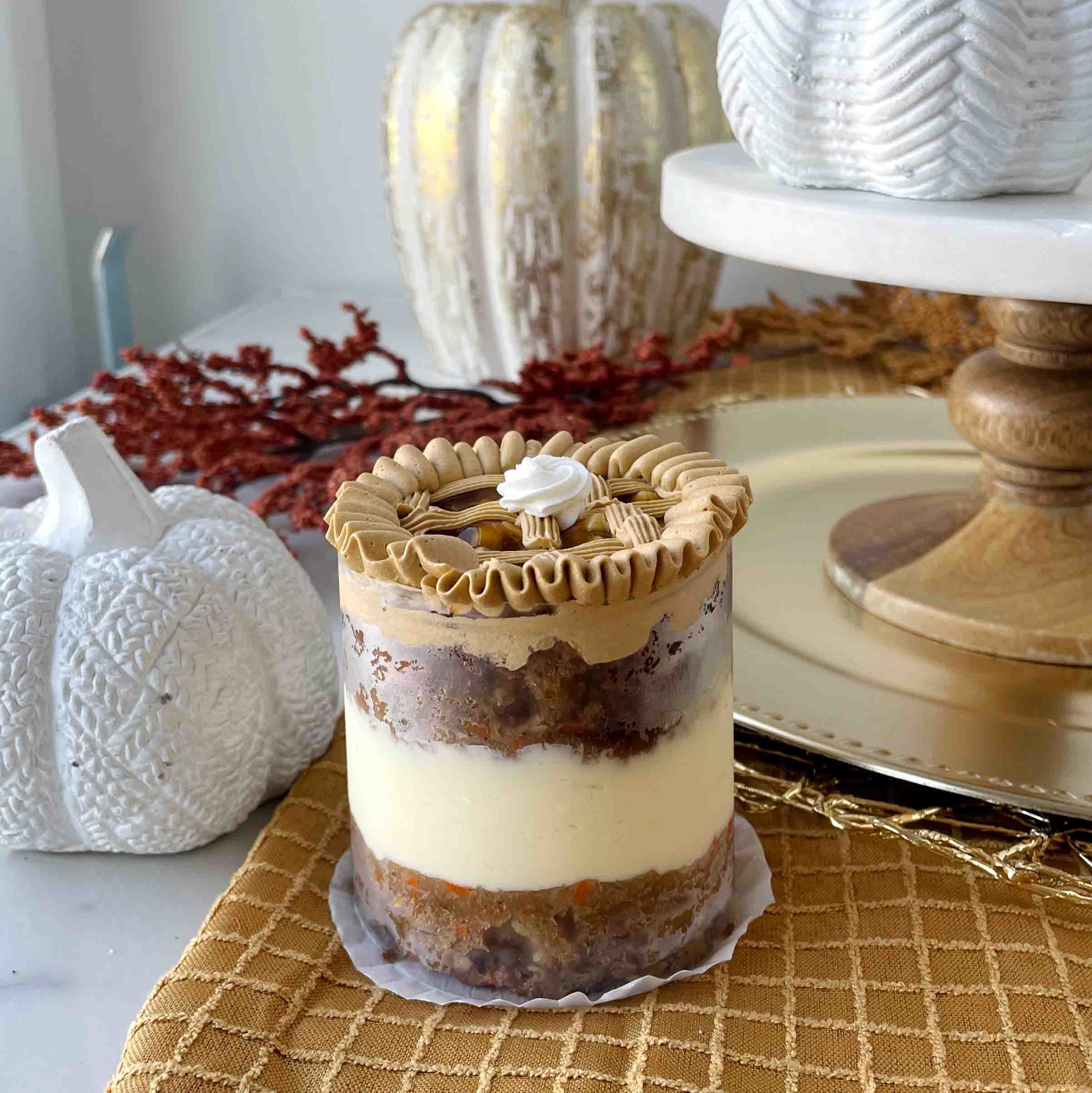 Petite Fall Carrot Cake
