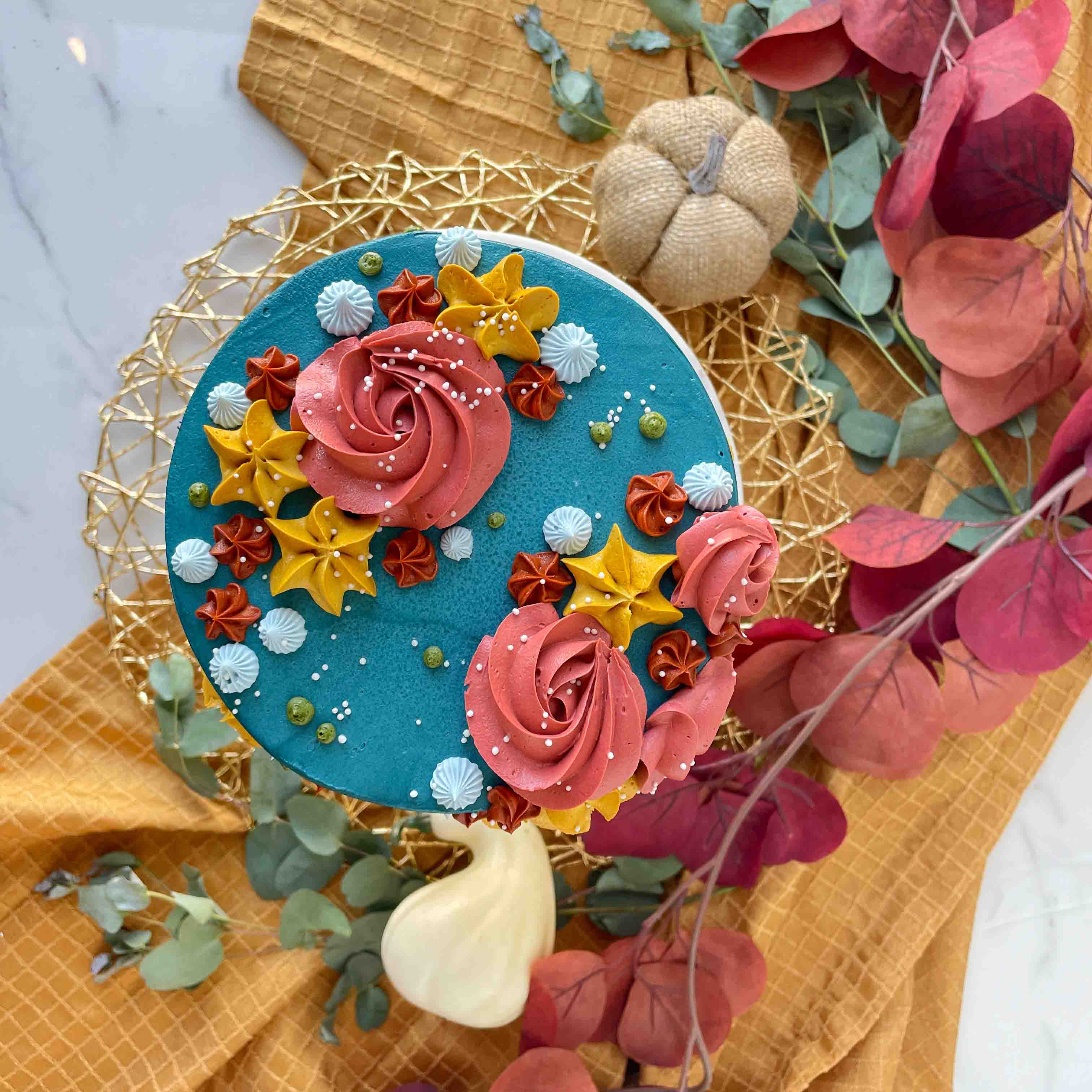 Autumn Lemon Berry Cake