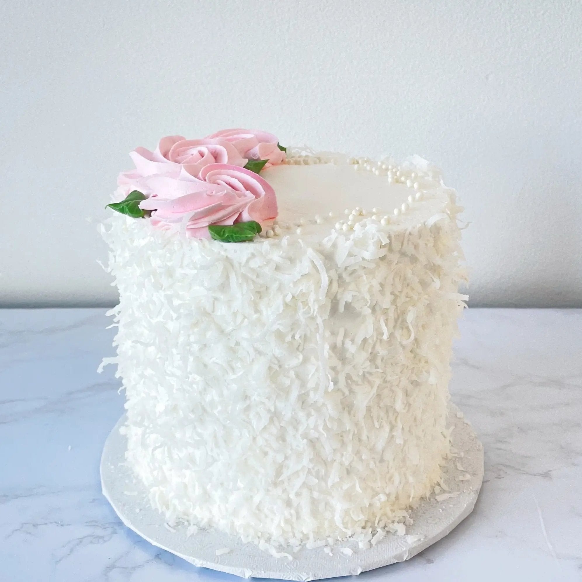 Coconut Cream Cake - Celebrity Cake Studio