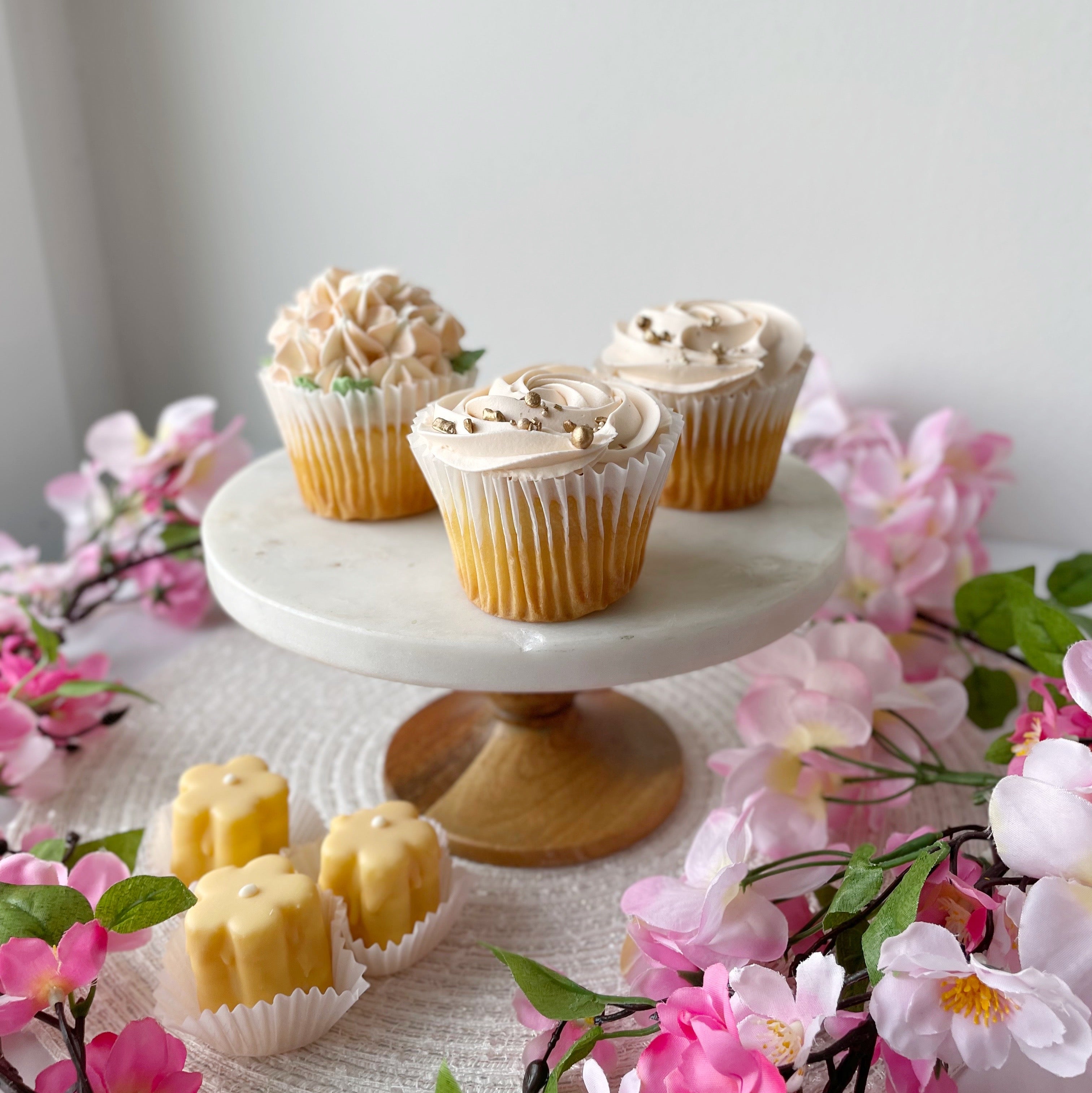 Spring Hydrangea Cupcakes