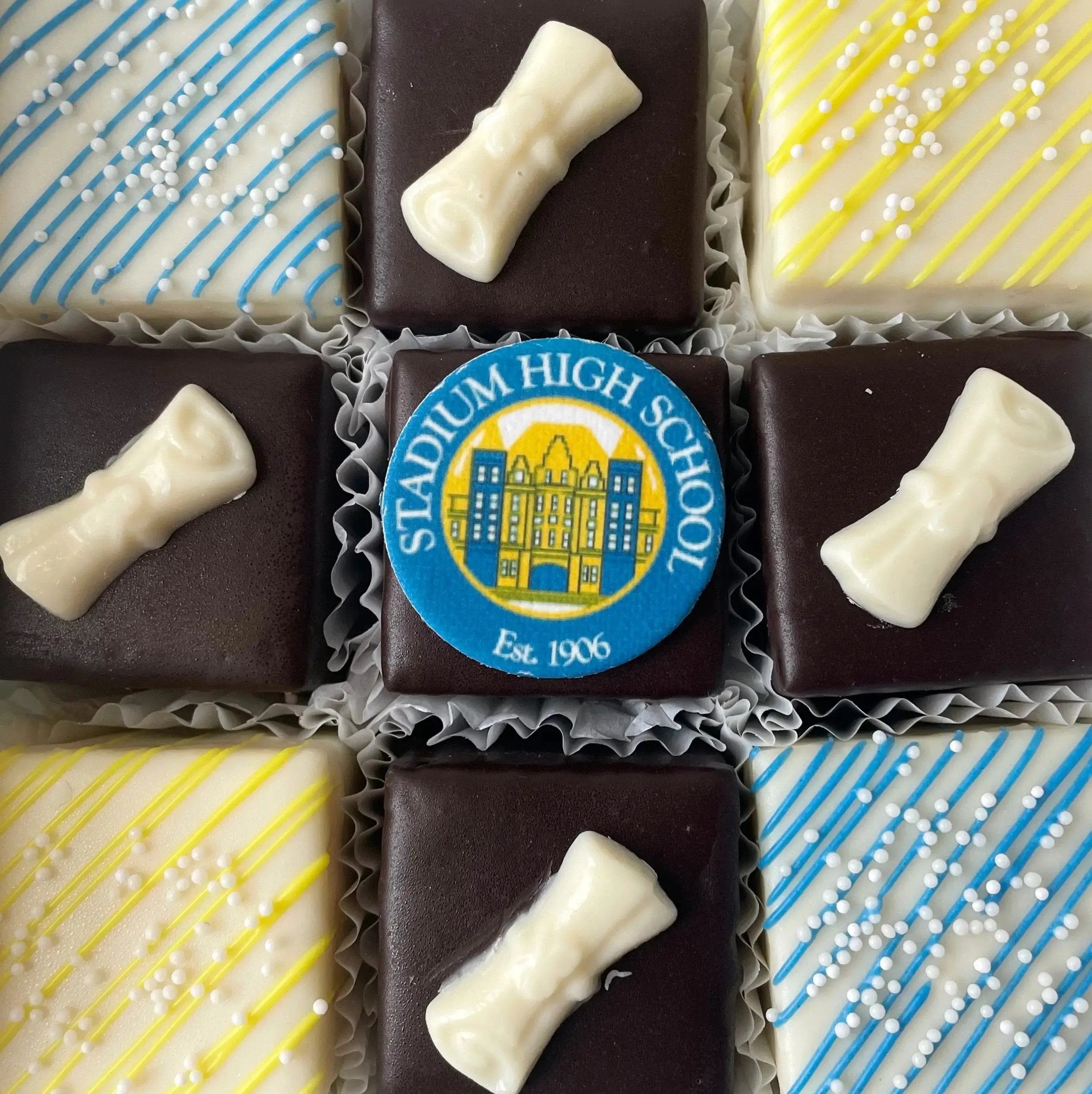 School Spirit Grad Teacakes