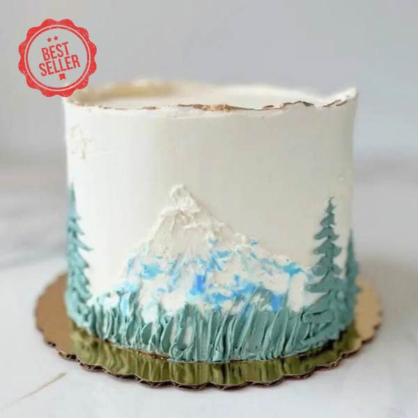 Mountain Range Cake | Celebrity Cake Studio | Order a cake today!