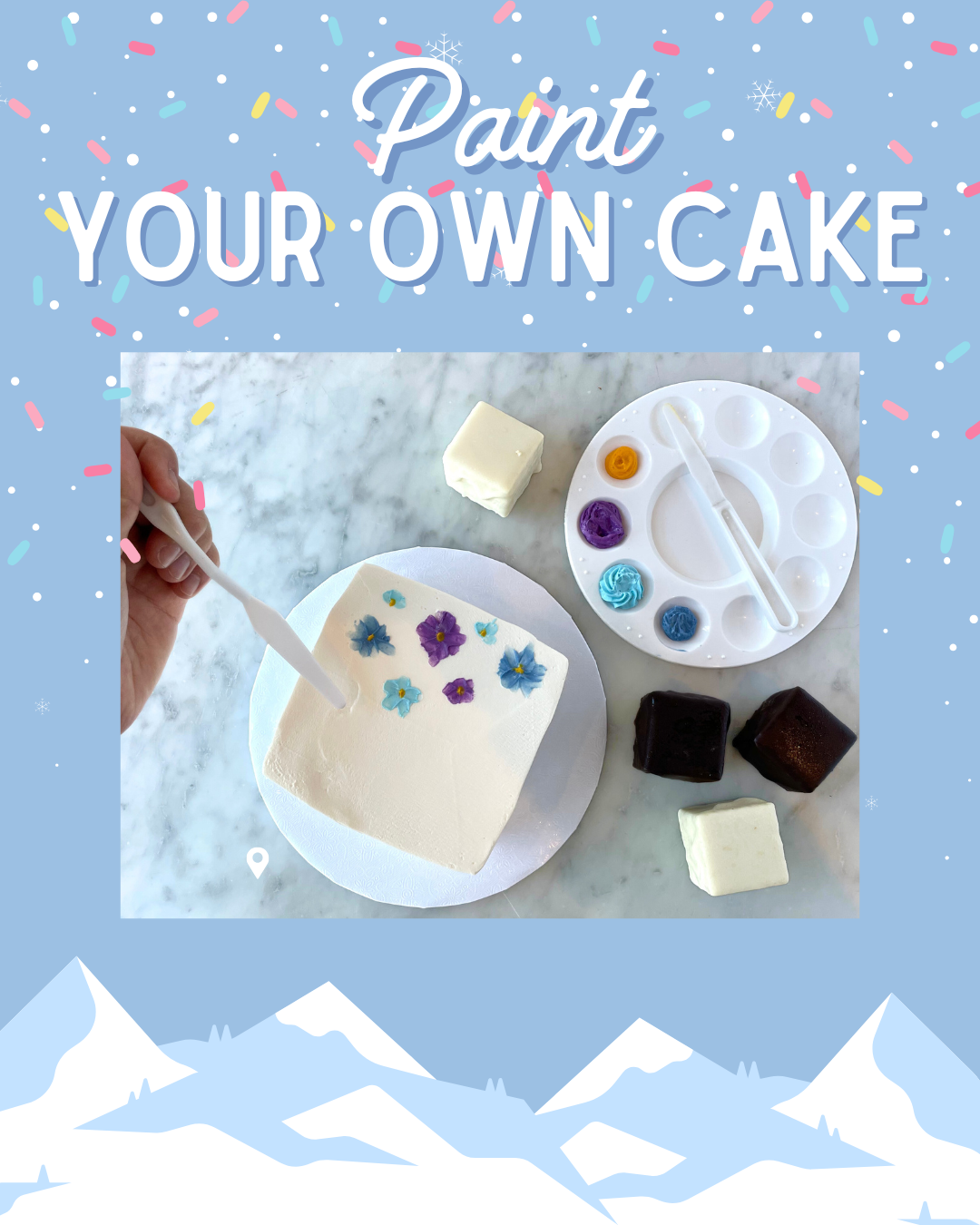 Cake Decorating Class: November 29th - Paint Your Own Cake
