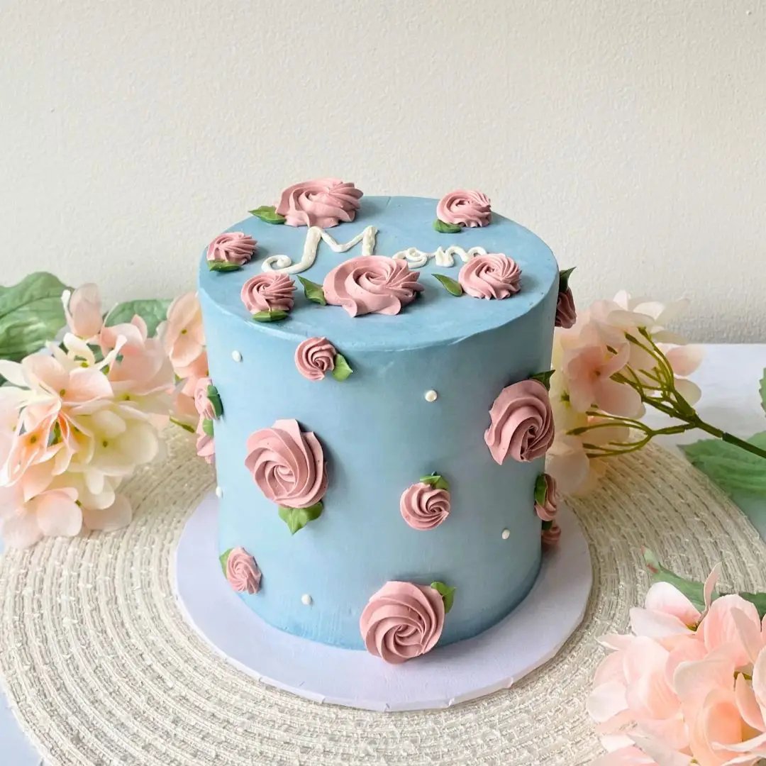 Whispering Blooms Celebration Cake