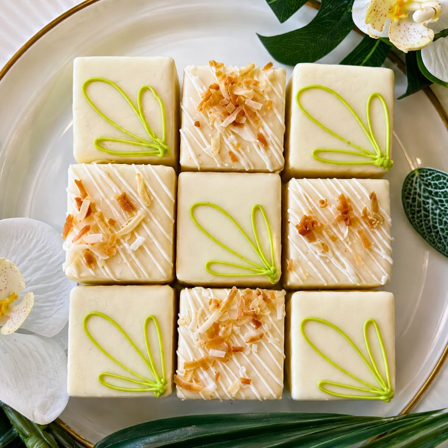 Lime In The Coconut Petit Fours