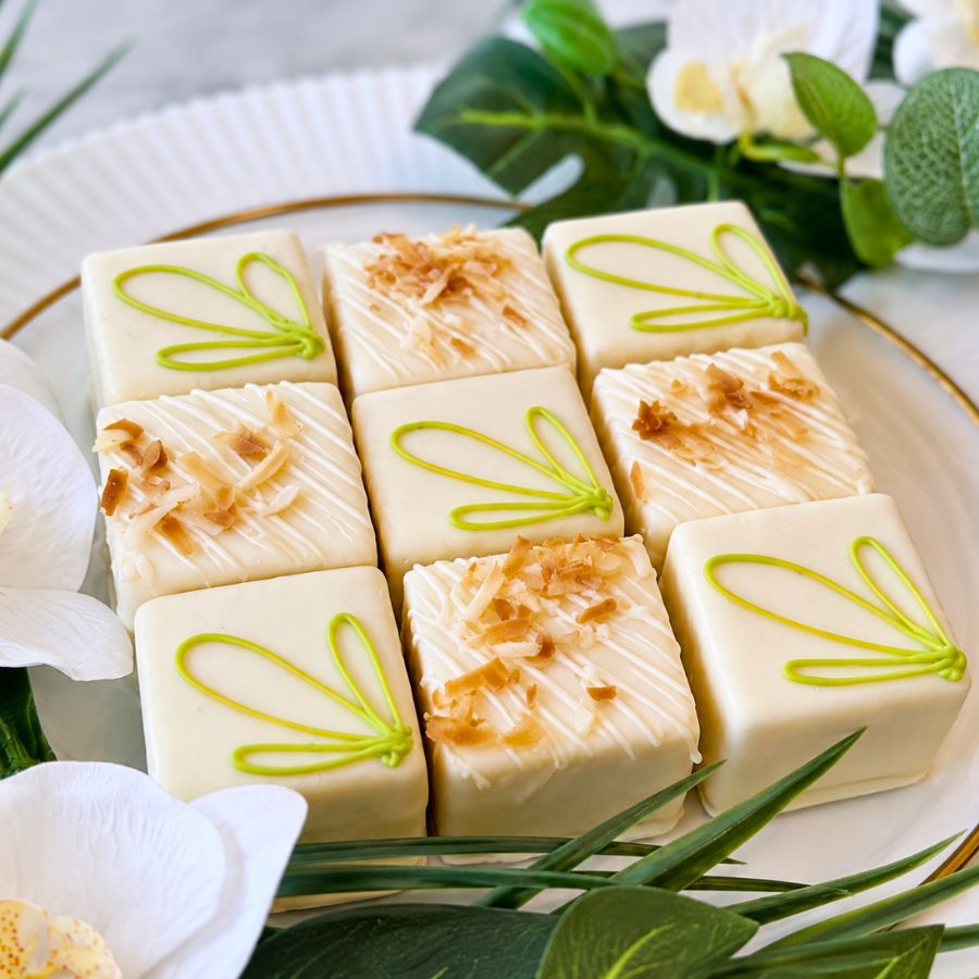 Lime In The Coconut Petit Fours