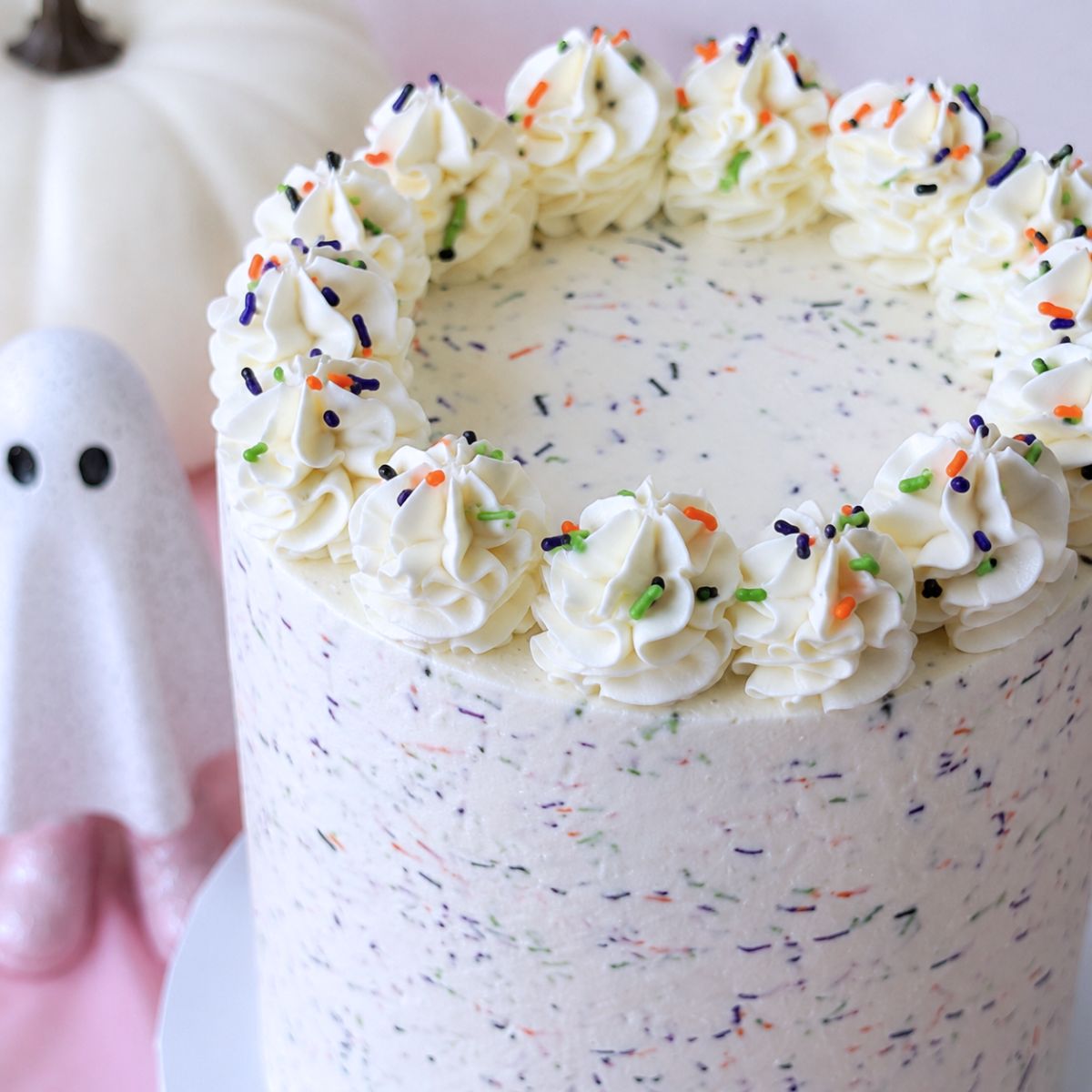Spooky Sprinkle Cake