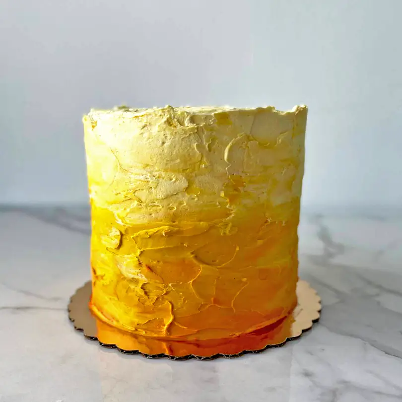 Yellow Ombre Cake