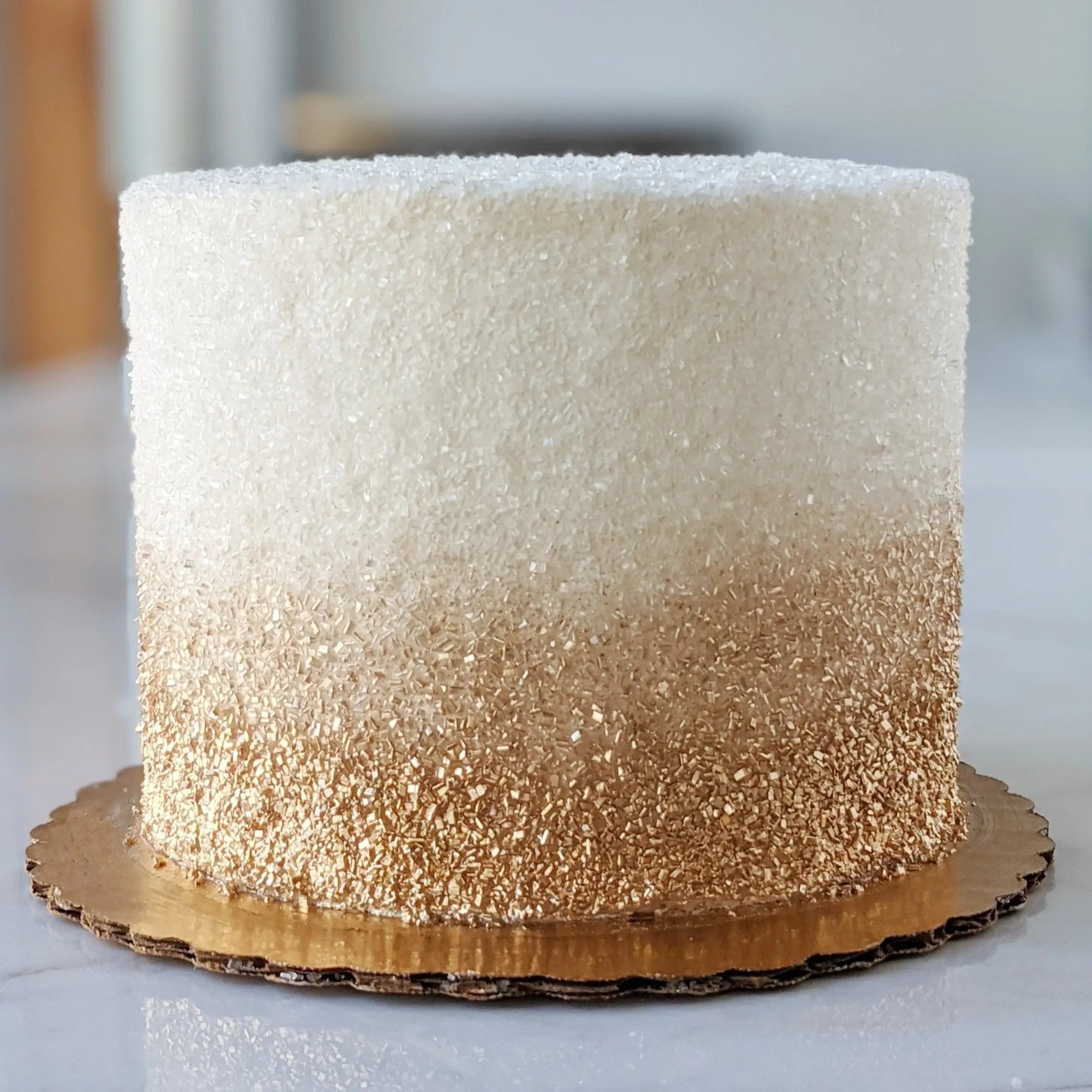 Golden Ombre Cake