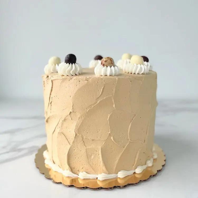 Cappuccino Mousse Cake - Celebrity Cake Studio