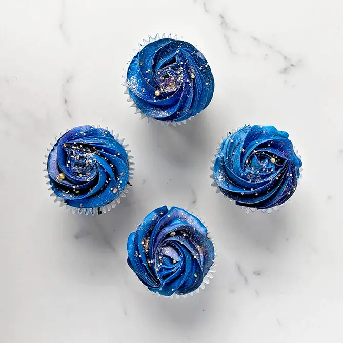 Galaxy Cupcakes (per dozen)