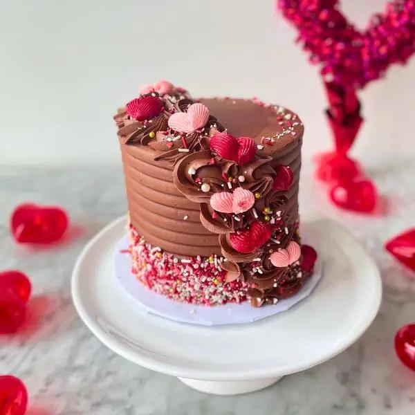 Lovely Hearts Cake