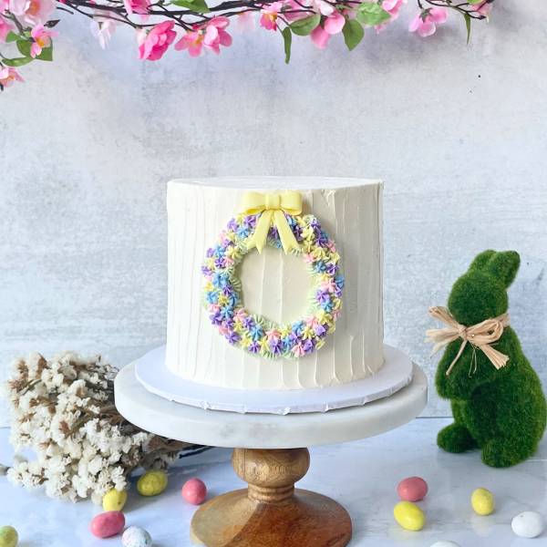Easter Wreath Cake