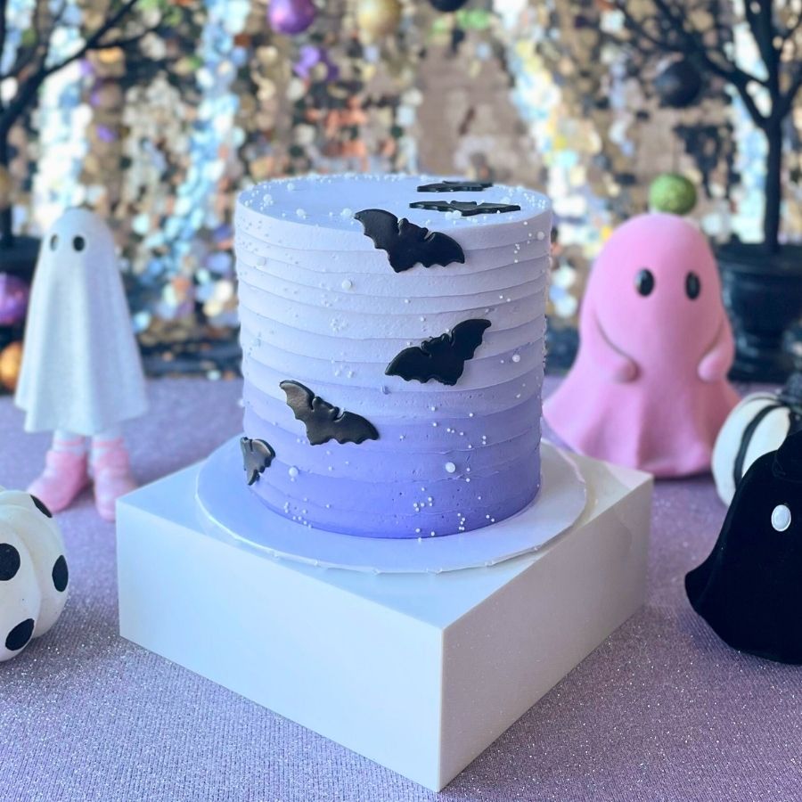Gone Batty — Marble Éclair Cake