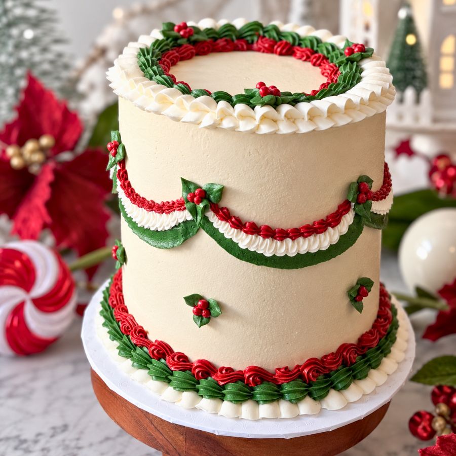 Holly Jolly Cake