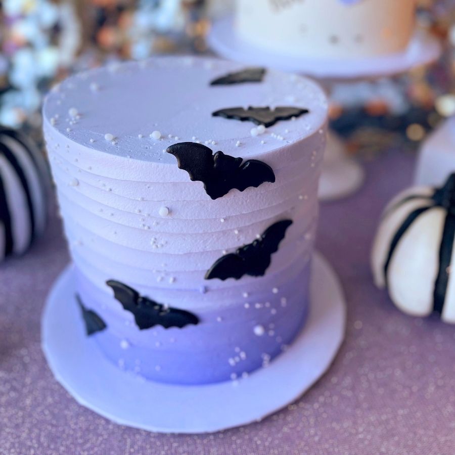 Gone Batty — Marble Éclair Cake