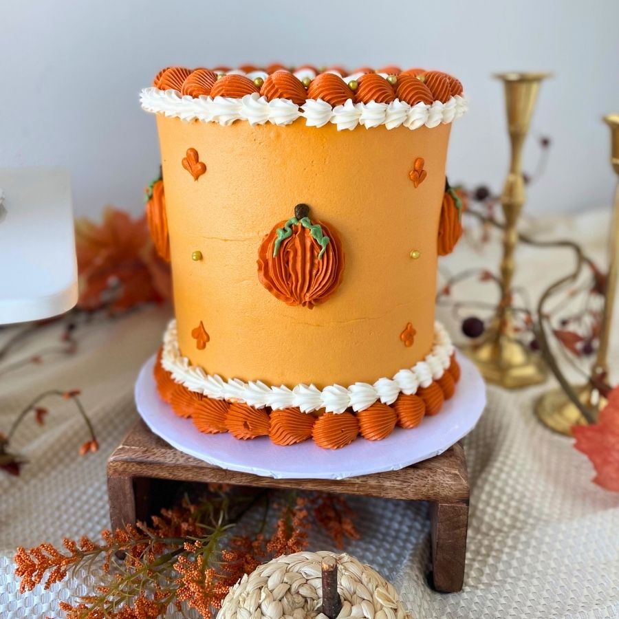 Pumpkin Harvest — Chocolate with Chocolate Mousse | Celebrity Cake Studio | Tacoma Cakes