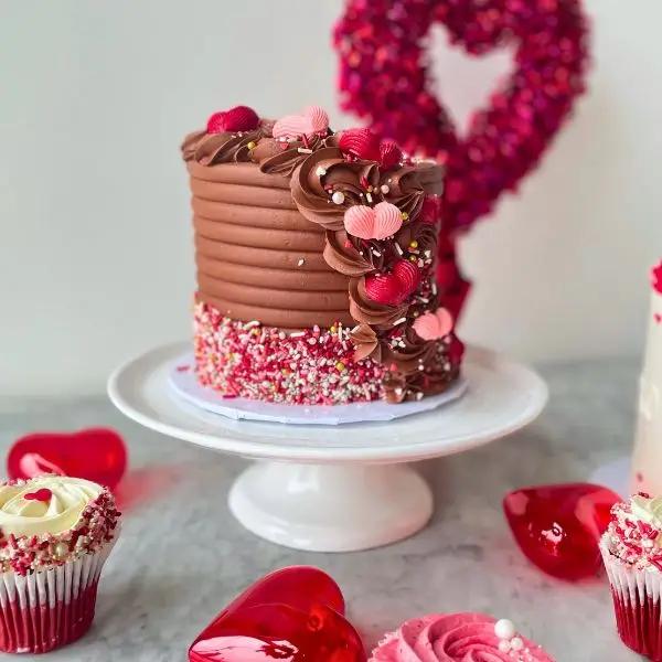 Lovely Hearts Cake