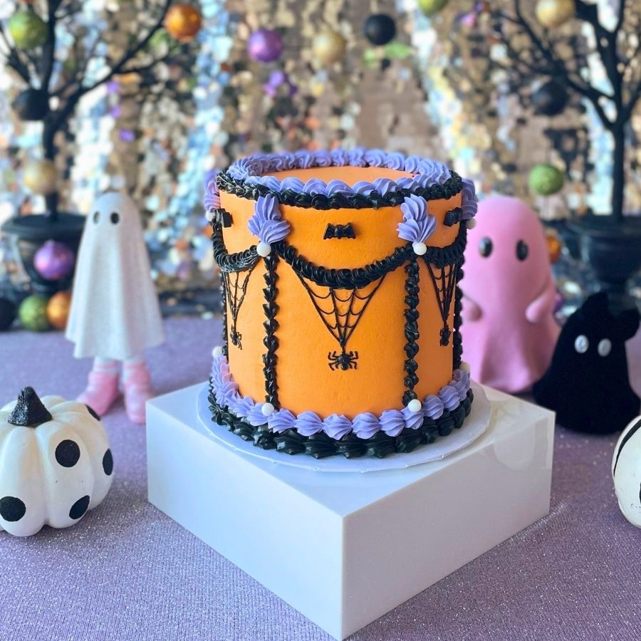 Spun Spooky — Chocolate Raspberry Cake