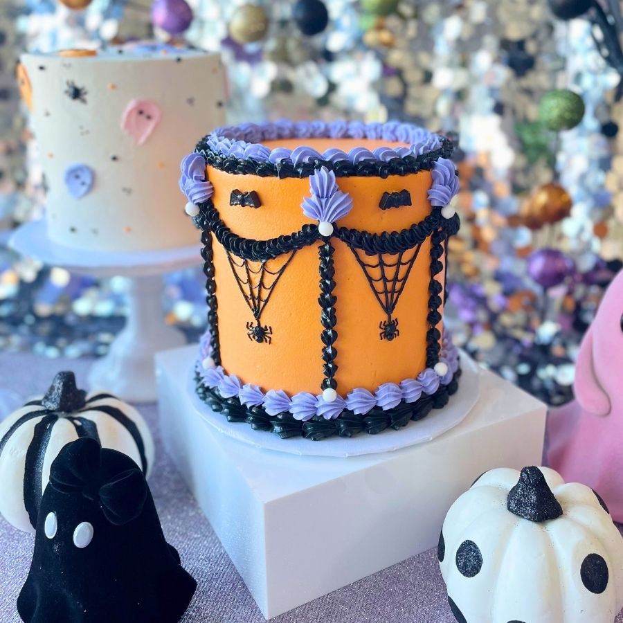 Spun Spooky — Chocolate Raspberry Cake