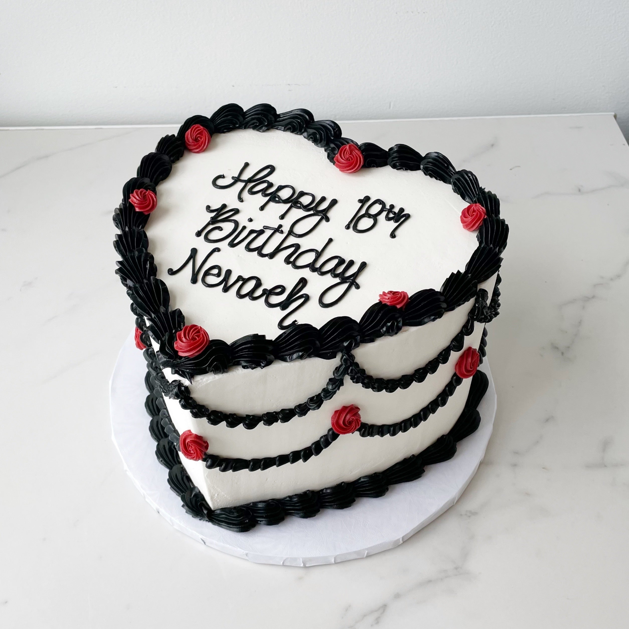  Custom Personalized Happy Retirement with Name Cake