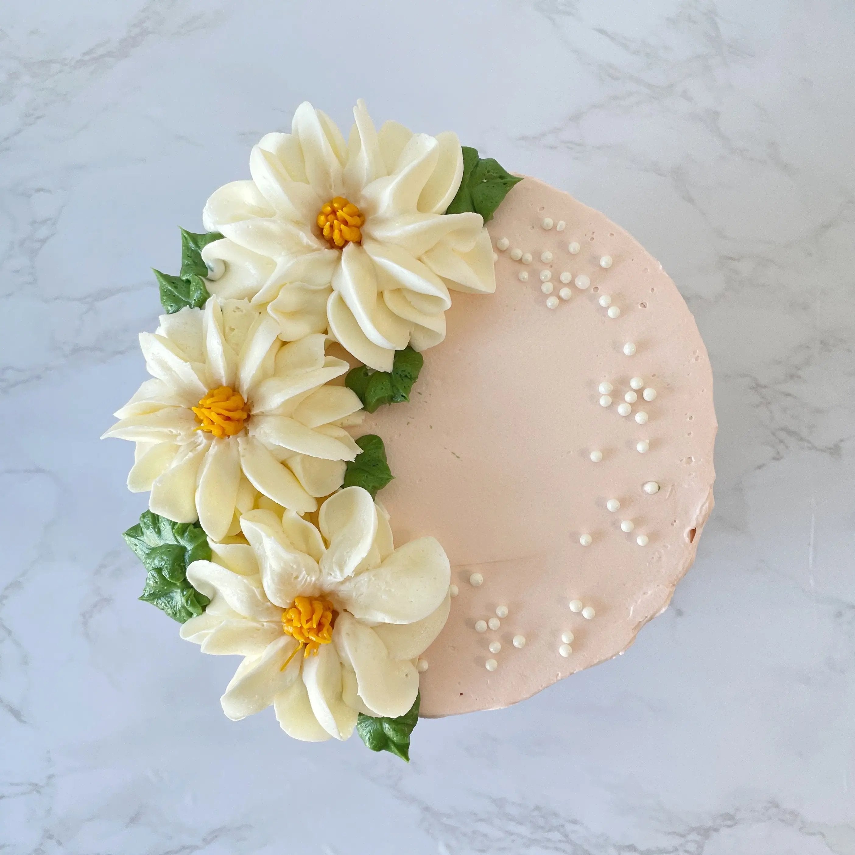 Pink Bavarian Cake - Celebrity Cake Studio