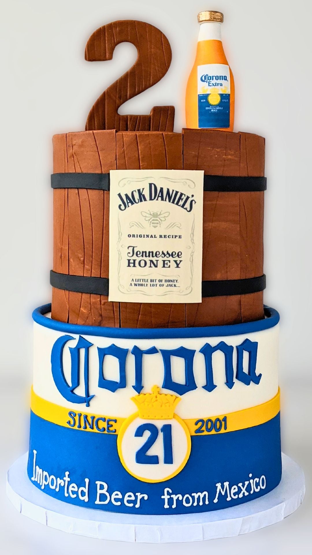 Custom JD and Corona Cake | Celebrity Cake Studio