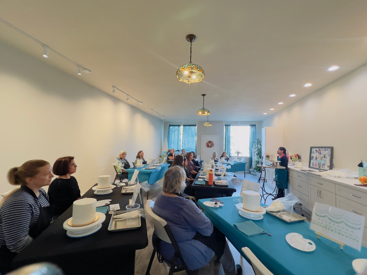 October 3rd – Edible Monet Water Lilies Cake Decorating Class | 1 PM