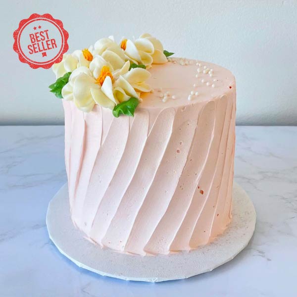 Pink Bavarian Cake | Celebrity Cake Studio