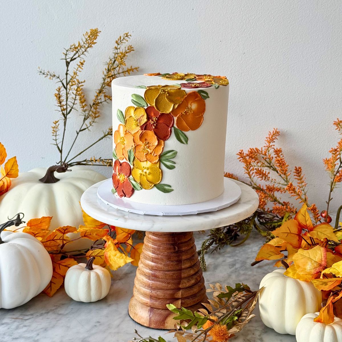 Pressed Petals Cake