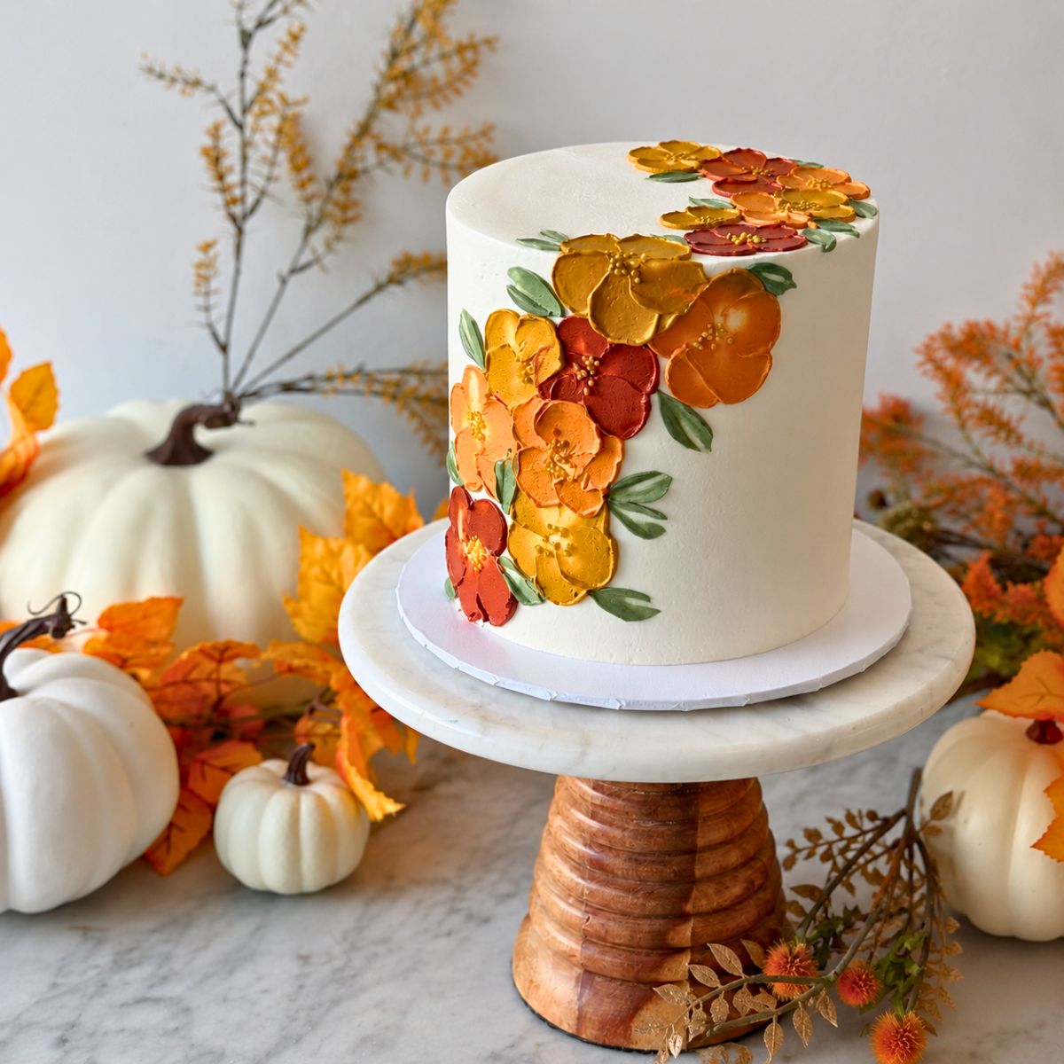 Pressed Petals Cake