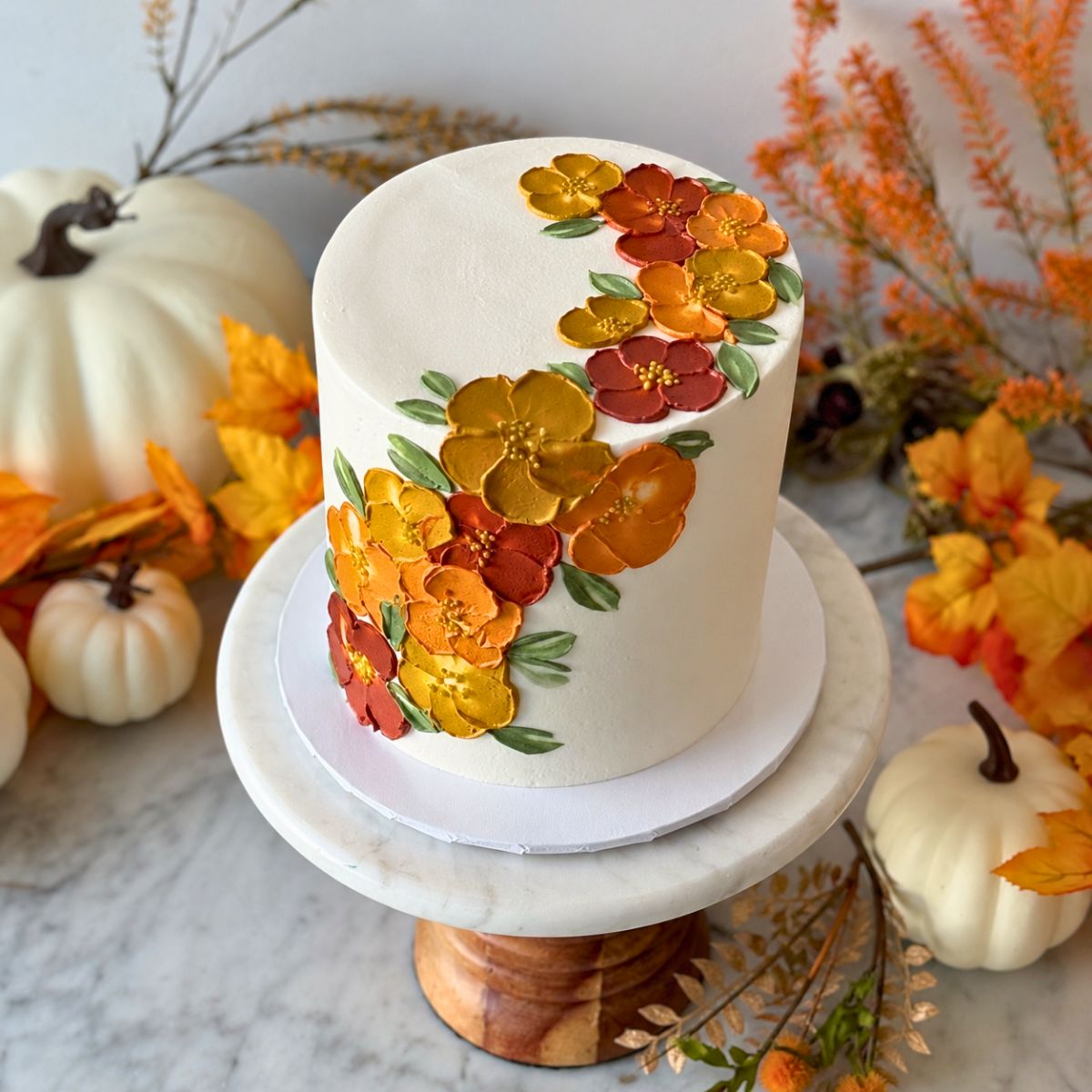 Pressed Petals Cake