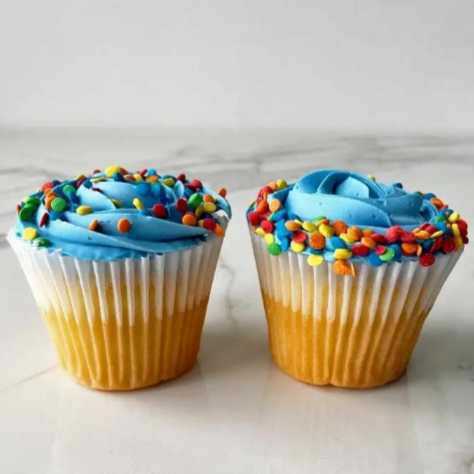 Sprinkle Drip Celebration Cupcakes (per dozen)