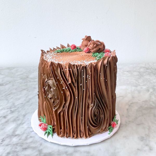 Woodland Winter Cake – Chocolate Raspberry Bliss | Celebrity Cake Studio