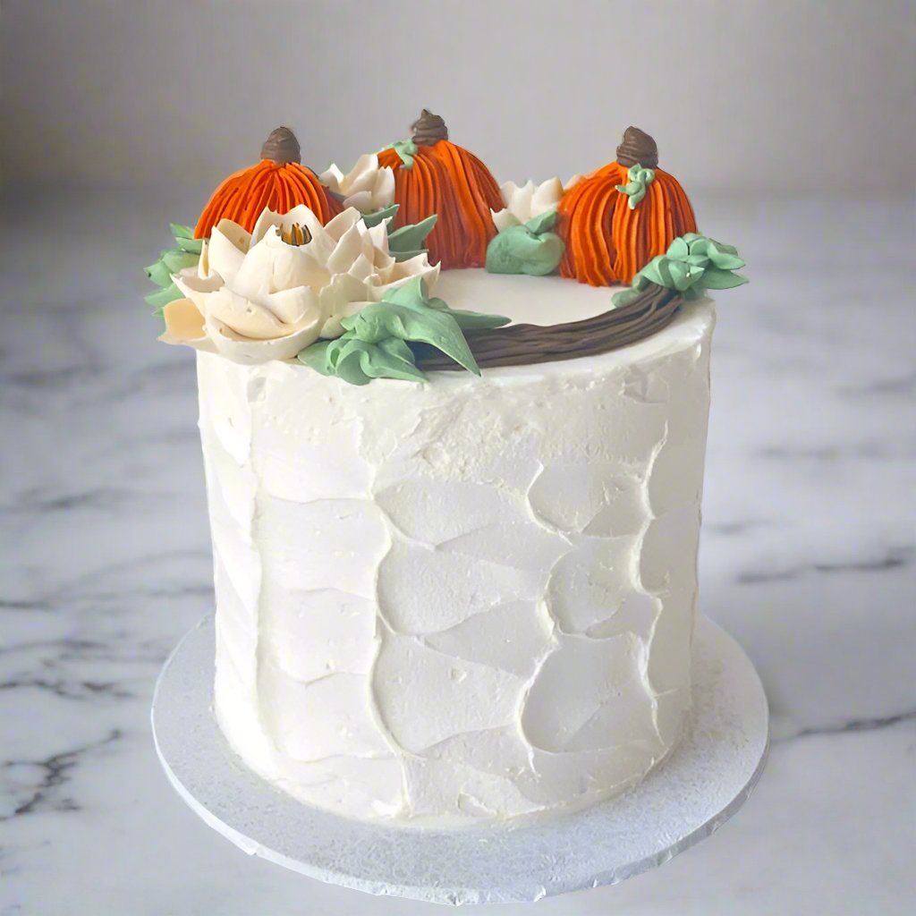 Autumn Chocolate Bavarian Cake