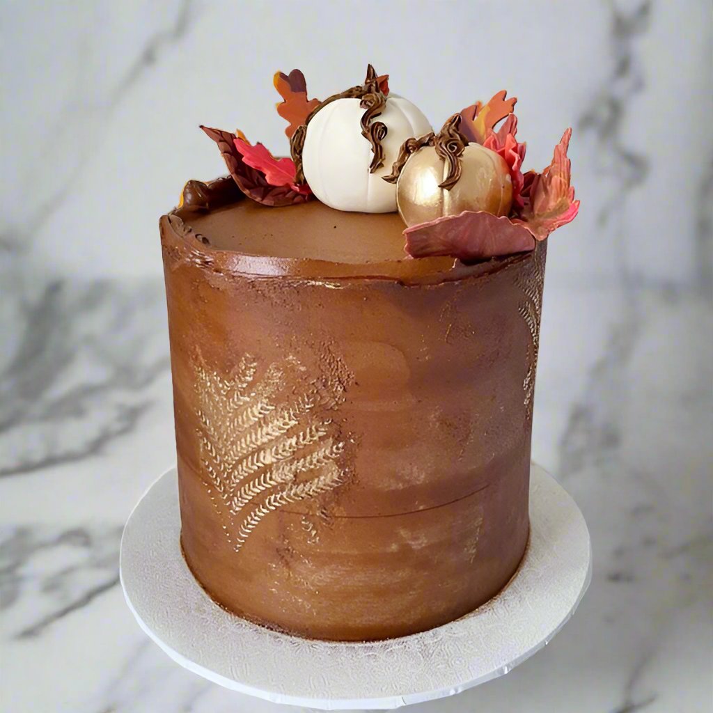 Autumn Chocolate Raspberry Cake