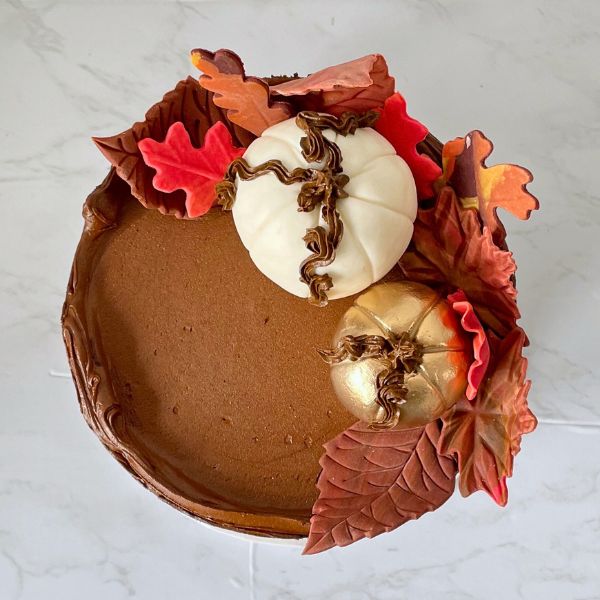 Autumn Chocolate Raspberry Cake