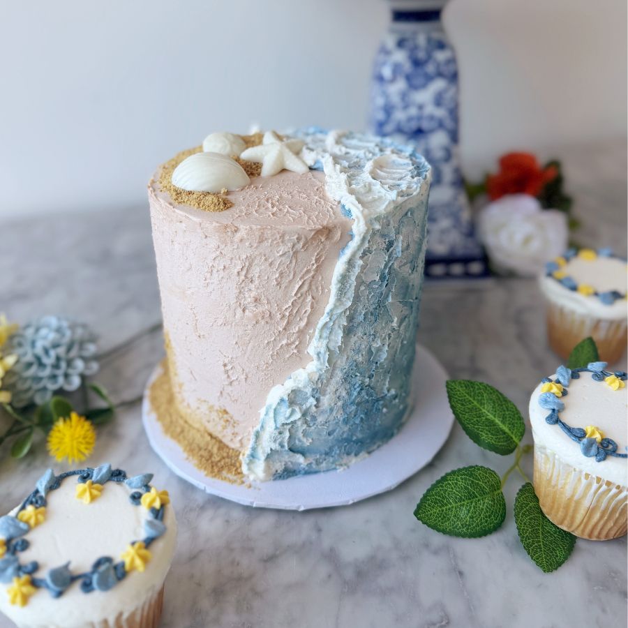 Coastal Wave Cake