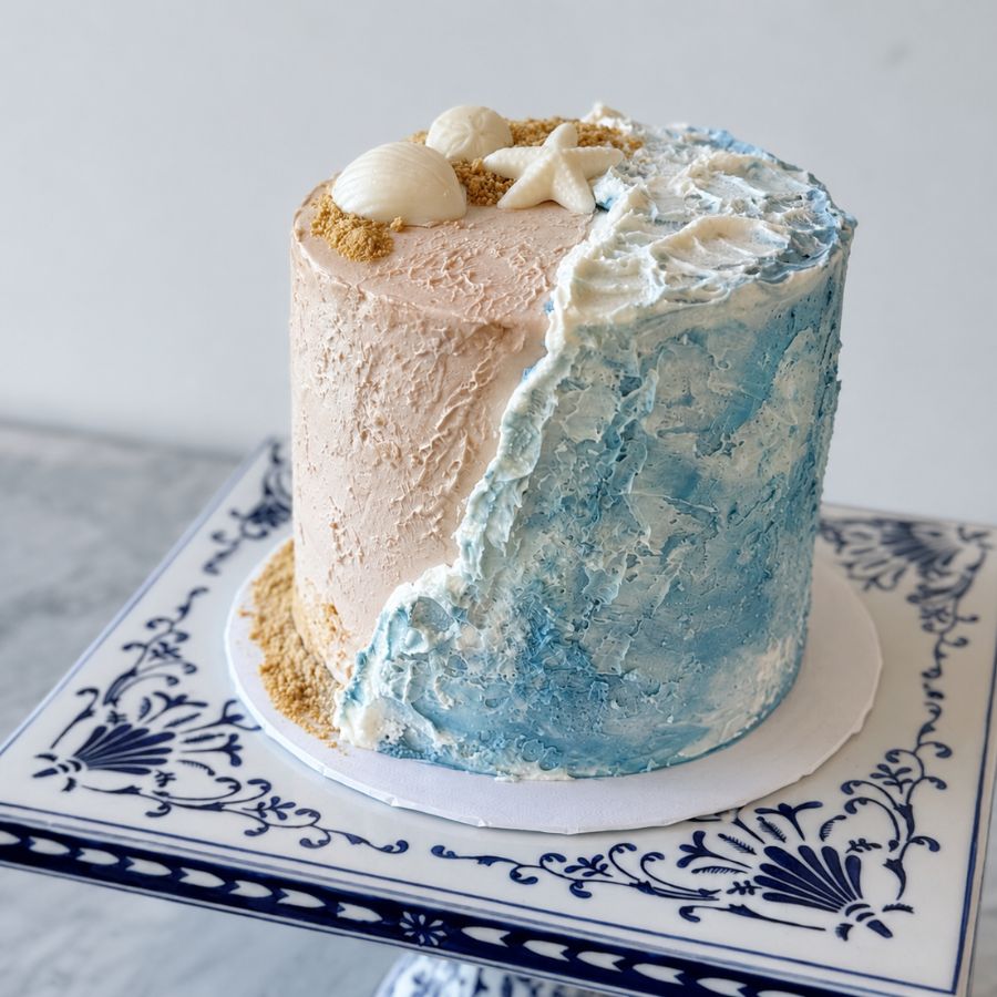 Coastal Wave Cake