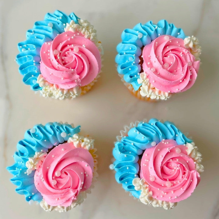 Gender Reveal Cupcakes
