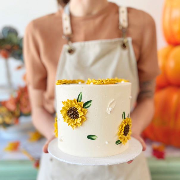 Thanksgiving Sunflower Cake