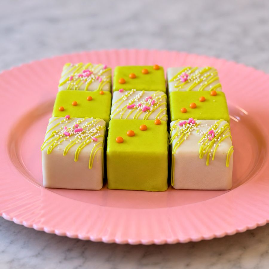 Matcha Made In Heaven Petit Fours | Celebrity Cake Studio® Tacoma