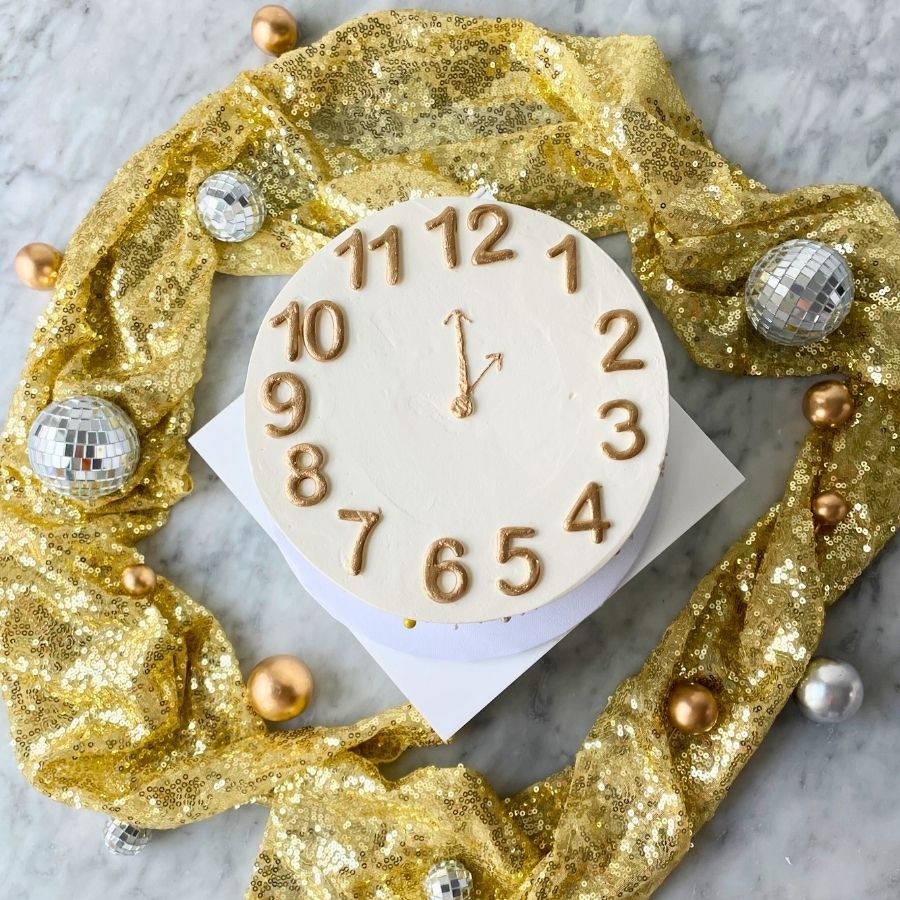 NYE 2026 Cake | Marble Eclair