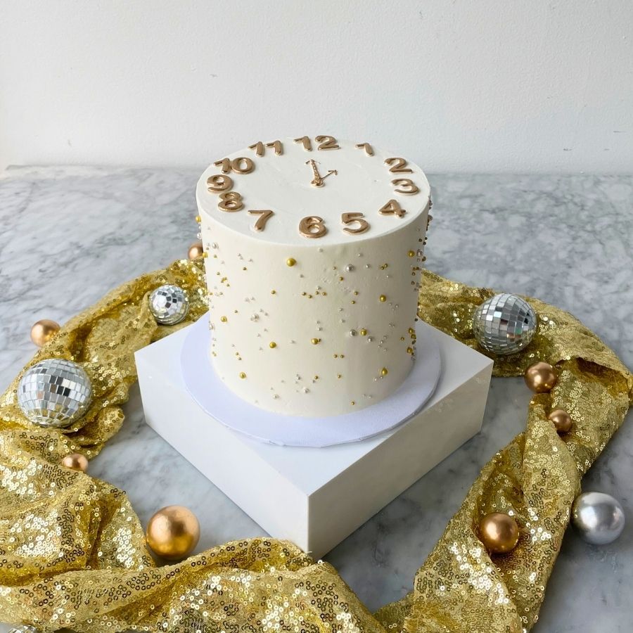 NYE 2026 Cake | Marble Eclair