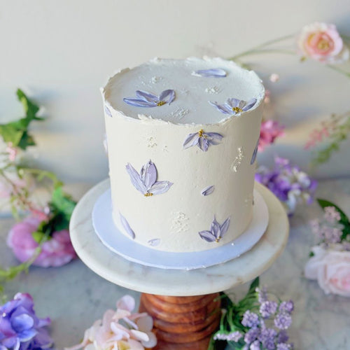 Pastel Petals Cake | Lemon Raspberry Spring Cake