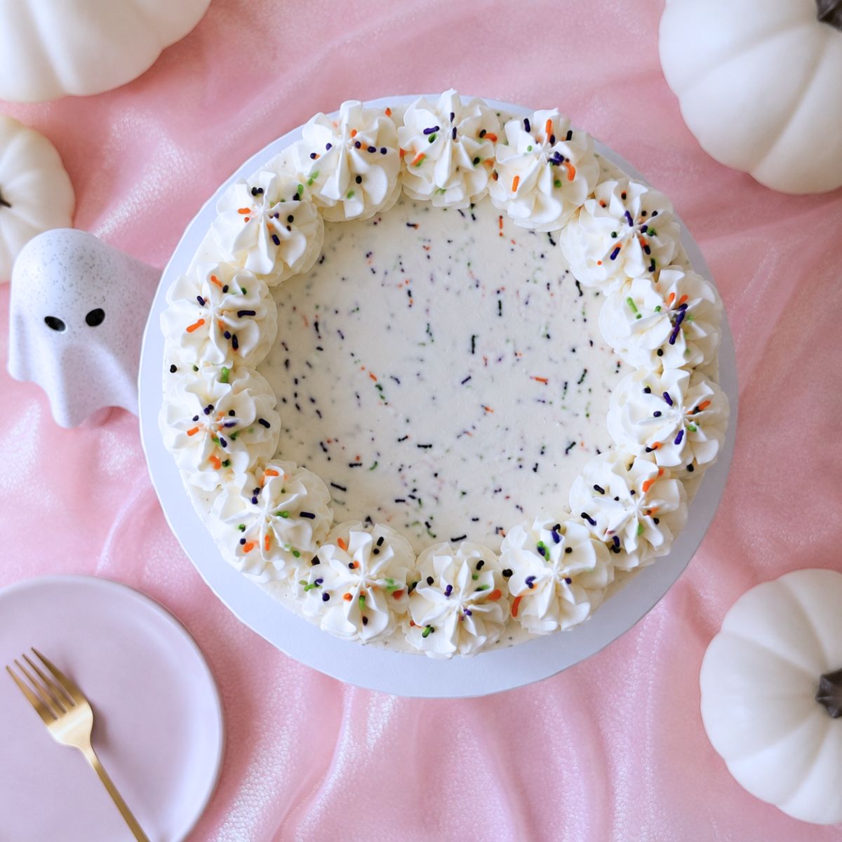 Spooky Sprinkle Cake