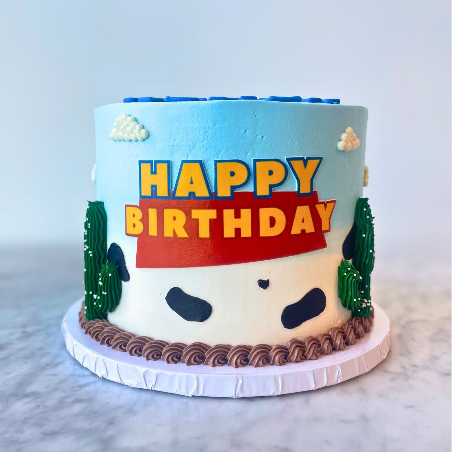 toy story inspired celebration cake