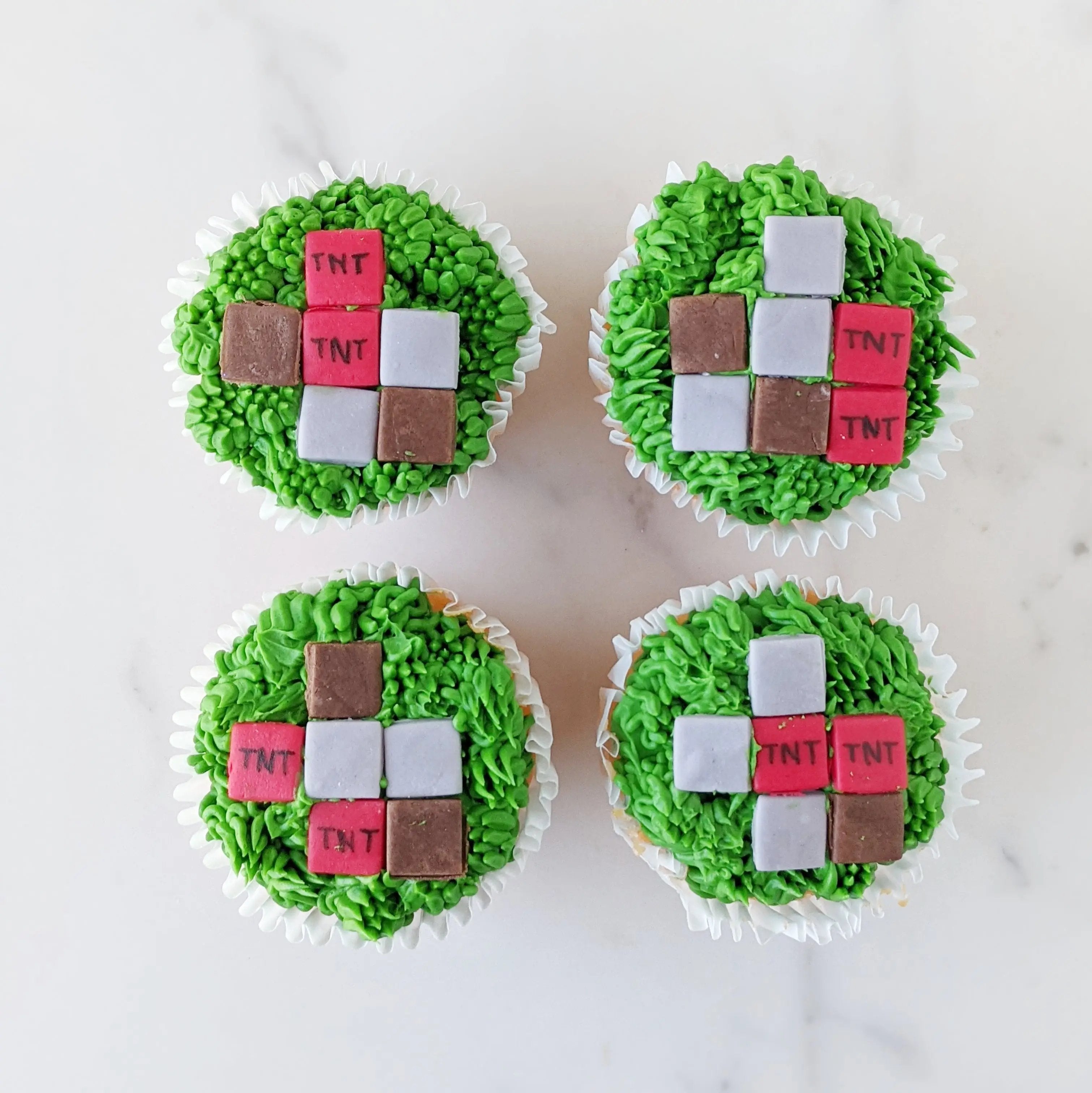 Birthday Block Cupcakes (per dozen)