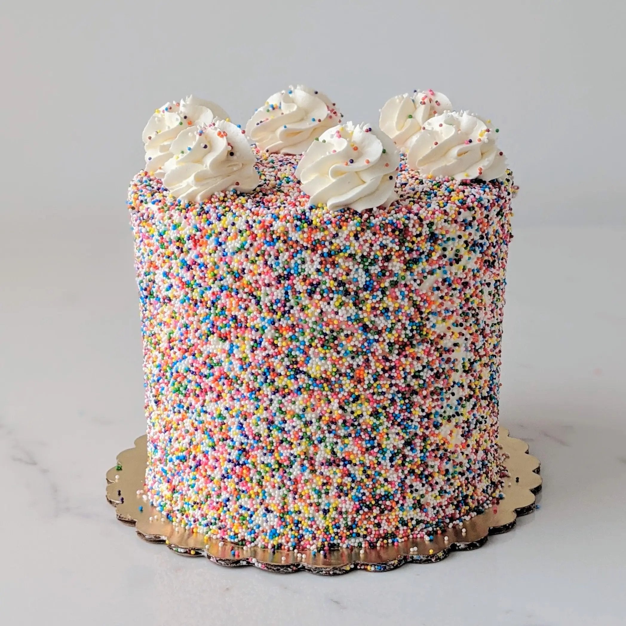 Funfetti Cake with Rainbow Sprinkles