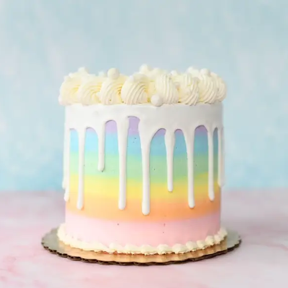 Pastel Rainbow Cake